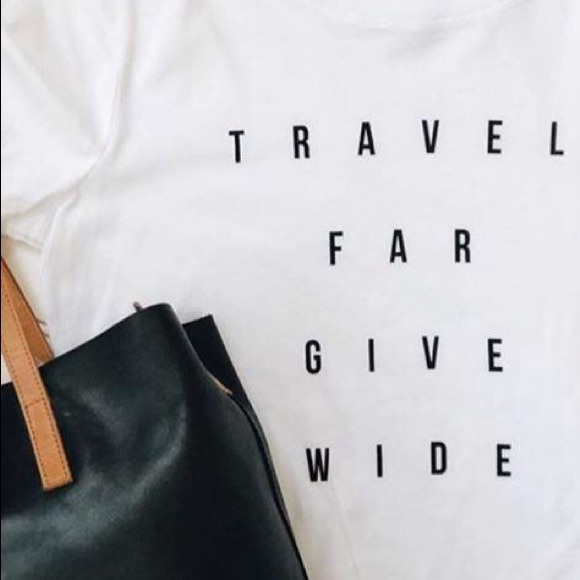 Travel Far Give Wide Tee - Picture 4 of 8